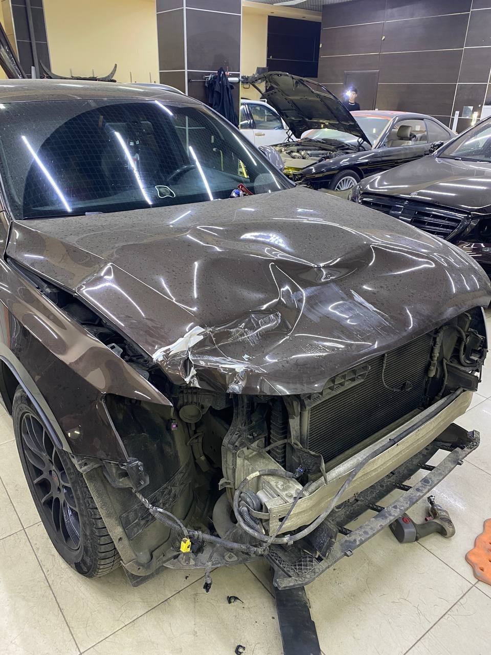 Кузовной ремонт AUDI Q5 — фотоотчёт