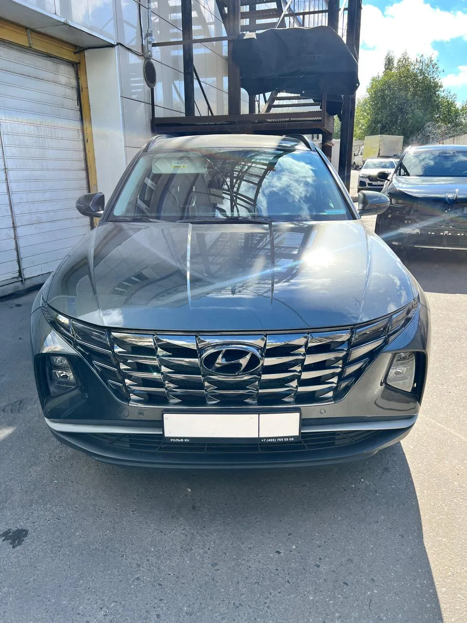 Переклейка полиуретановой плёнки Hyundai Tucson — фотоотчёт